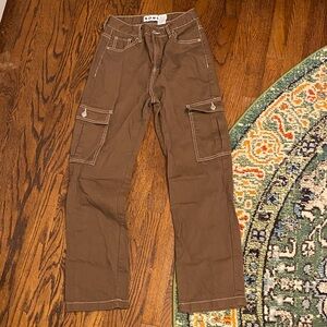 Y2k Brown Cargo Pants